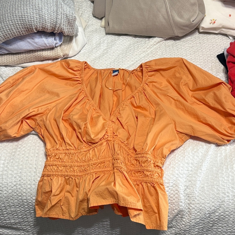 Orange Women's Top